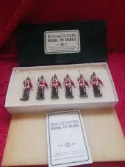 Rare 6 Figure Glossy King Country Highland Light Infantry Napoleon Na Vtg HL1