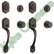 *2-Sets* Belleview X Cove Knob SmartKey Deadbolt Venitian Bronze 96870-100