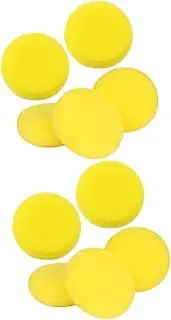 Round Sponge Paint Brush Set 10pcs Circle Sponge Brushes for Boys and Girls DIY Craft Watercolor Art Supplies