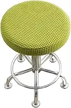 Round Stool Cover Ensures Durability and Stability Cushion Cover Washable Polyester Bar Stool Covers Stool Cushion Chair, Type+14, 30-40cm