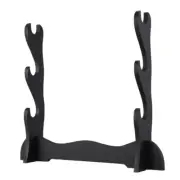 3Tier Samurai Sword Katana Holder Stand Bracket Rack Display Black X8W7