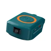 15W 2.1A Wireless Charger Adapter for Makita 18v Battery for Phone Type C USBSH