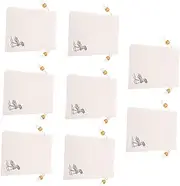 WRITWAA 1set Linen Small Storage Pouch Multi Purpose Drawstring Bag for Jewelry and Cosmetics Compact and Lightweight Easy to Clean for Travel and Organizing 8pcs