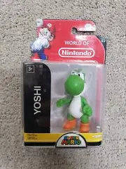 World of Nintendo 2.5" GREEN YOSHI FIGURE Series 1-3 *NEW* Super Mario 2016