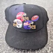 Vintage 1990s Budweiser Bud Light Bud Ice NFL Football Helmets Snapback Hat- New