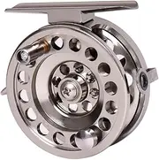 iplusmile Quick Release Fly Fishing Gear Right Hand Silver Smooth Operation Line Capacity for Ice Fly Fishing