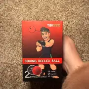 TEKXYZ Boxing & Martial Arts Training Balls To Improve Fight Skill with Headband