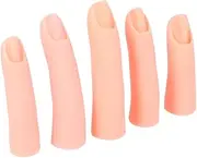 Baluue Nail Art Practice Fingers Non-magnetic Base Training Hand for Nail Art Hobbyists Professionals