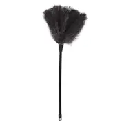 Ostrich Duster Feather Dusters with Long Plastic Handle Cleaning Brush Tool Cleaning Duster Household Cleaning Tool Black