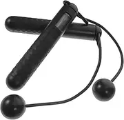 EXAOMBLE Cordless Weighted Jump Rope with Counter Portable Skipping Rope for Fitness Workout and Outdoor Activities Skid Handle Sweat Absorbing Lightweight Design