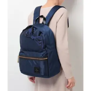 lanvin en bleu 3719001二手蝴蝶結藍色後背包