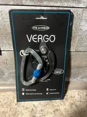 Trango 28710-500 Vergo & React Screwlock Black Climbing Belay Ergonomic