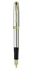 Parker Sonnet Fountain Pen Stainless Steel & Gold X Fine Pt New In Box S0809120