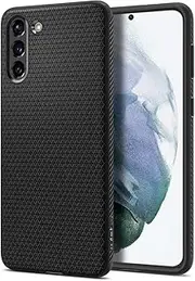 SPIGEN Liquid Air Case Designed for Samsung Galaxy S21 Plus (2021) Soft TPU Armor Slim Cover - Black