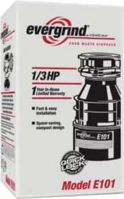 Garbage Disposer 1/3HP E101 75941