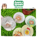 LINE FRIENDS 彩繪系列 珪藻土杯墊(2入/組) 恐龍熊大/粉豬熊大/老虎熊大/企鵝熊大