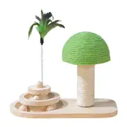 Cat Mushroom Scratching Post Claw Scratcher With Balls Furniture & Scratchers