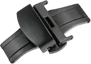 [RECHERE] Brushed Matte Stainless Steel Push Button Deployment Clasp For Leather Watch band Strap Butterfly Buckle