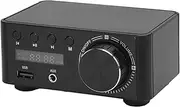 Bluetooth Power Amplifier, 80W + 80W Stereo Bluetooth 5.0 Digital Amplifier for Passive Speakers, Mini Amp Receiver Support Memory Card U Disk USB Sound for Home