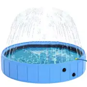 79 In. X 12 In. Foldable round Kiddie Pool Pet Dog Swimming Pool Pet