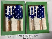 Kate Spade New York Polka Dot Garden Tool Set - 2 Sets New In Box