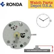 Ronda 1042 Quartz Watch Movement, 2 Hands (Swiss Parts & Swiss Made)