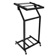 16U DJ Racks Stand Rack Mount Mixer Case Stand Studio Equipment Cart Stage Am...