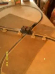 N SCALE FIGURE 8 BACHMANN EZ TRACK WITH BLINKING BRIDGE MODEL POWER TRANSFORMER
