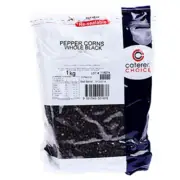Caterers Choice Peppercorns 1Kg Black Whole