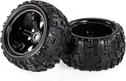 2pcs 3.6 Inch 150mm Monster Truck Wheel Rim and Tire for 1/8 Traxxas HSP HPI E-MAXX Savage Flux ZD Racing RC Car