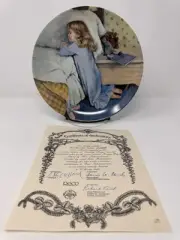 1987 Knowles “Evening Prayer" By John McClelland Collector Plate NIB