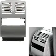 Car Interior Rear Console Air Conditioner Ac Vent Grill Outlet Cover Compatible For Benz GLK 204 GLK220 GLK250 GLK300 GLK350 2008-2015(Model B-Gray)