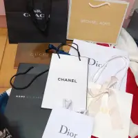 在飛比找蝦皮購物優惠-紙袋 提袋 禮物袋 緞帶 Gucci Dior Chanel