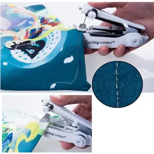 手持縫紉機 迷你手動縫紉機 便攜式手持針線縫紉機 小巧縫紉機 (1.6折)