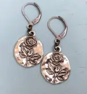 NEW SUNDANCE CHARM EARRINGS HANDMADE HANDCRAFTED ARTISAN SILVER JEWELRY