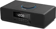 Roxel RCD-330BT All-in-One Compact Mini System with CD Player, USB Playback, FM Radio, BT Streaming, Headphone Jack and Wireless Phone Charging