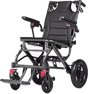 Folding wheelchair, lightweight, hand-held, senior, special, small, ultra-light, portable, for seniors, 220 lb. load capacity