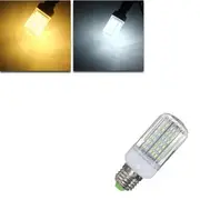 E27 E14 B22 11W 138 SMD 4014 LED Warm White White Cover Corn Light Lamp Bulb AC110V E14 White