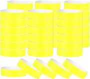 uxcell Paper Wristbands for Events, 200 Pack Neon Party Wrist Bands, Colored Waterproof Concert Identification Wristbands Hand Bands for Bar Entrance Admission Fluorescent Lime Green
