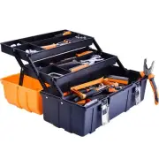 17-Inch Three-Layer Plastic Storage Box/Tool Box/Sewing Box Organizer, Multip...