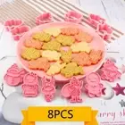 Palstic Cookie Cutter Biscuit Embossing Mold DIY Fondant Stamper Baking Supplies