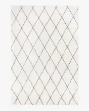 185' x 275' | Machine Washable Runner Rug | Kid & Pet Friendly | Indoor Rug | Moroccan Diamond Plush Rug | Ruggable