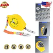 High-Strength 50FT Fall Arrest Lanyard with Quick Lock & Sturdy Alloy Steel Hook