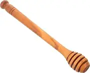 Zerodeko Wooden Honey Dipper Stick Portable Honey Stirrer for Easy Dispensing for Tea and Homemade Honey Food Grade Wooden Stirring Rod
