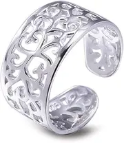 [VIKI LYNN] Ladies 925 Sterling Silver Adjustable Toe Rings