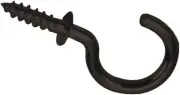 1-1/4 Inch Screw Hooks, Bronze Cup Hooks Screw in Coffee Mug Hook 25 Pack Lot