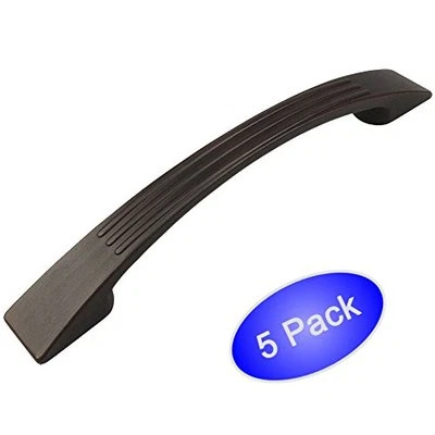 *5 Pack* Cosmas Oil Rubbed Bronze Cabinet Hardware Pulls #9604-128ORB