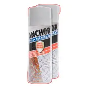 2 Packets of Anchor Shield Grey Primer Aerosol Paint 300 Gram Rust Prevention