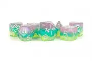 MDG Layer Stardust Resin Polyhedral Dice Set 16mm - Radiance