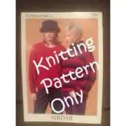 New Sirdar 5490 Cappuccino Double Knitting DK Pullover Sweater Pattern